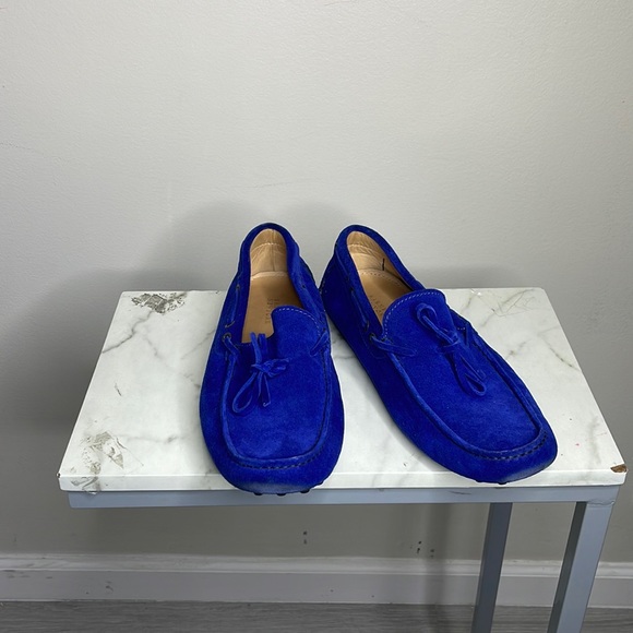 Barneys NY Suede  Loafers size 11 made in Italy - Picture 2 of 9